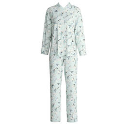 CALIDA pyjama chemise en coton Swiss Resort Nightwear