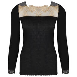 LISE CHARMEL pull manches longues en laine et soie Sublime En Or
