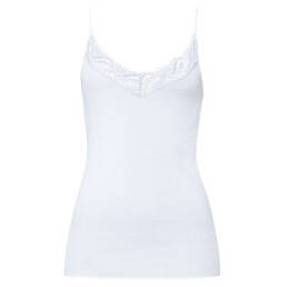 HANRO débardeur fines bretelles en coton Cotton Delight