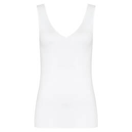 HANRO débardeur col V en coton Cotton Seamless