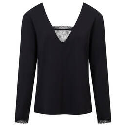 CHANTELLE top manches longues en coton et modal Romance