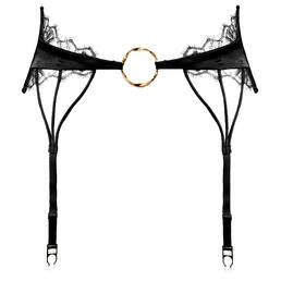 LIVY porte-jarretelles en soie et dentelle Dahlia Street