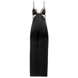 LIVY robe longue en soie et dentelle Dahlia Street