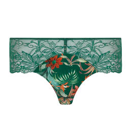 LISE CHARMEL shorty en soie et dentelle Tropique En Fleurs