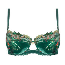 LISE CHARMEL soutien-gorge corbeille en soie et dentelle Tropique En Fleurs LISE CHARMEL soutien-gorge corbeille en soie et dentelle Tropique En Fleurs