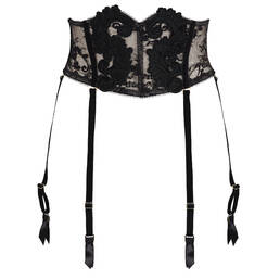DITA VON TEESE serre-taille porte-jarretelles 6 attaches en dentelle Velveteese