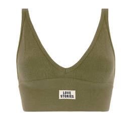 LOVE STORIES soutien-gorge brassière Posey en coton Terra