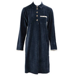 CANAT chemise de nuit manches longues en velours Yanis