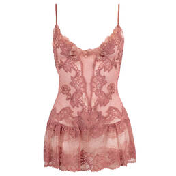 MARJOLAINE nuisette dos nu Minuit Ardent en résille Bonnie