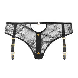 MAISON CLOSE slip porte-jarretelles ouvrable en dentelle Jeux Magnétiques