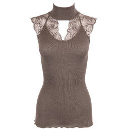 OSCALITO top sans manches en laine et soie Etna