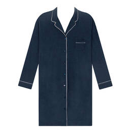LE CHAT chemise de nuit boutonnée en coton et modal Les Intemporelles