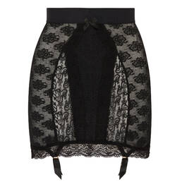 AGENT PROVOCATEUR jupe porte-jarretelles en dentelle Mercy