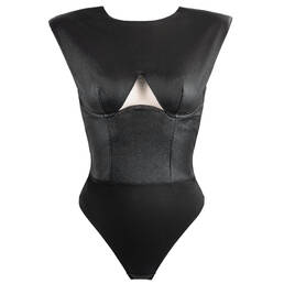 LIVY body string en cuir Mercure