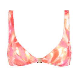 WATERCULT haut de maillot de bain brassière ouverture frontale Sunhaze Dreams