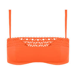 LISE CHARMEL haut de maillot de bain bandeau coques Ajourage Couture LISE CHARMEL haut de maillot de bain bandeau coques Ajourage Couture