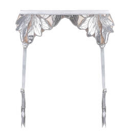 FLEUR DU MAL porte-jarretelles Foil Lily Embroidery