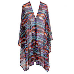 PAIN DE SUCRE poncho de plage Emie Neon