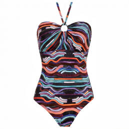 PAIN DE SUCRE maillot de bain 1 pièce bustier Bana sans armatures Neon