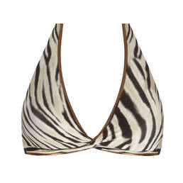 ANTIGEL haut de maillot de bain triangle réversible La Tigre Blanc