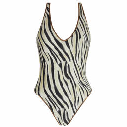 ANTIGEL maillot de bain 1 pièce dos nu sans armatures La Tigre Blanc