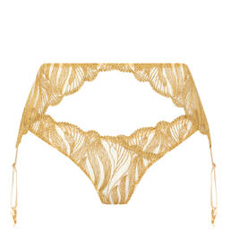 COCO DE MER slip ouvert porte-jarretelles Celeste