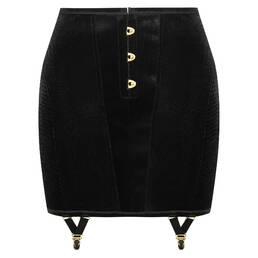 SCANDALE jupe porte-Jarretelles en velours Rococo