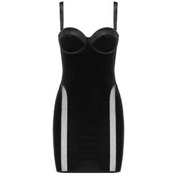 SCANDALE robe en velours Rococo