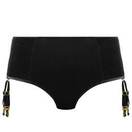 SCANDALE culotte haute porte-jarretelles en velours Rococo