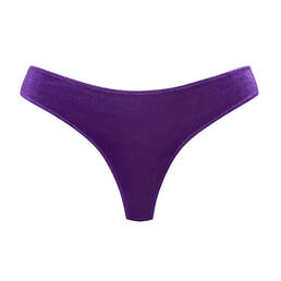 SCANDALE tanga en velours Rococo