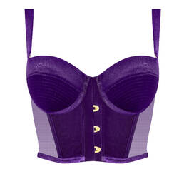 SCANDALE soutien-gorge bustier en velours Rococo
