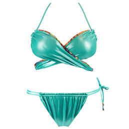 ACQUADICOCCO maillot de bain 2 pièces bandeau Lamina Paisley
