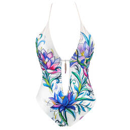 ACQUADICOCCO maillot de bain 1 pièce dos nu sans armatures Watercolor