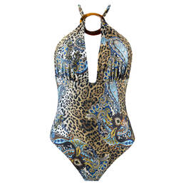 ACQUADICOCCO maillot de bain 1 pièce dos nu sans armatures Luxury Animalier