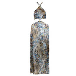 ACQUADICOCCO robe de plage longue Luxury Animalier