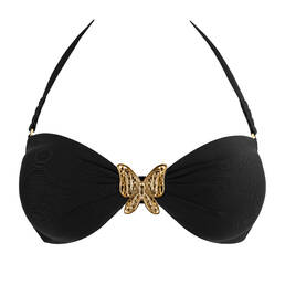 LULI FAMA haut de maillot de bain bandeau Gilded Butterfly