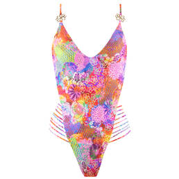 LULI FAMA maillot de bain 1 pièce sans armatures Blooming Spark