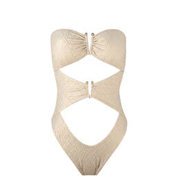 LULI FAMA maillot de bain 1 pièce trikini sans armatures Liquid Voltage