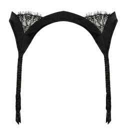 LIVY porte-jarretelles en soie et dentelle Burning Desire