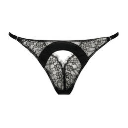 LIVY slip brésilien en soie et dentelle Burning Desire LIVY slip brésilien en soie et dentelle Burning Desire