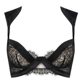 LIVY soutien-gorge corbeille mono-armature en soie et dentelle Burning Desire LIVY soutien-gorge corbeille mono-armature en soie et dentelle Burning Desire