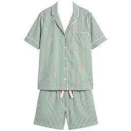 LAURENCE TAVERNIER pyjama short en coton Essentiel Rayé