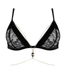 LIVY soutien-gorge triangle en soie et dentelle Street of Fire