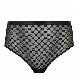SIMONE PÉRÈLE string taille haute lissant en dentelle Plume