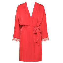 SIMONE PÉRÈLE kimono en satin Satin Secrets