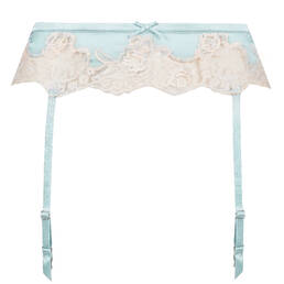 FLEUR DU MAL porte-jarretelles en soie et dentelle Juliet Lace