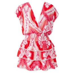 MELISSA ODABASH robe de plage Jess Pink Mirage