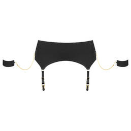 MAISON CLOSE porte-jarretelles avec menottes bijoux amovibles Tapage Nocturne