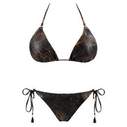 ACQUADICOCCO maillot de bain 2 pièces triangle Gold & Bronze
