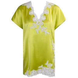 MARJOLAINE chemise de nuit courte Chroméa en soie Carmela